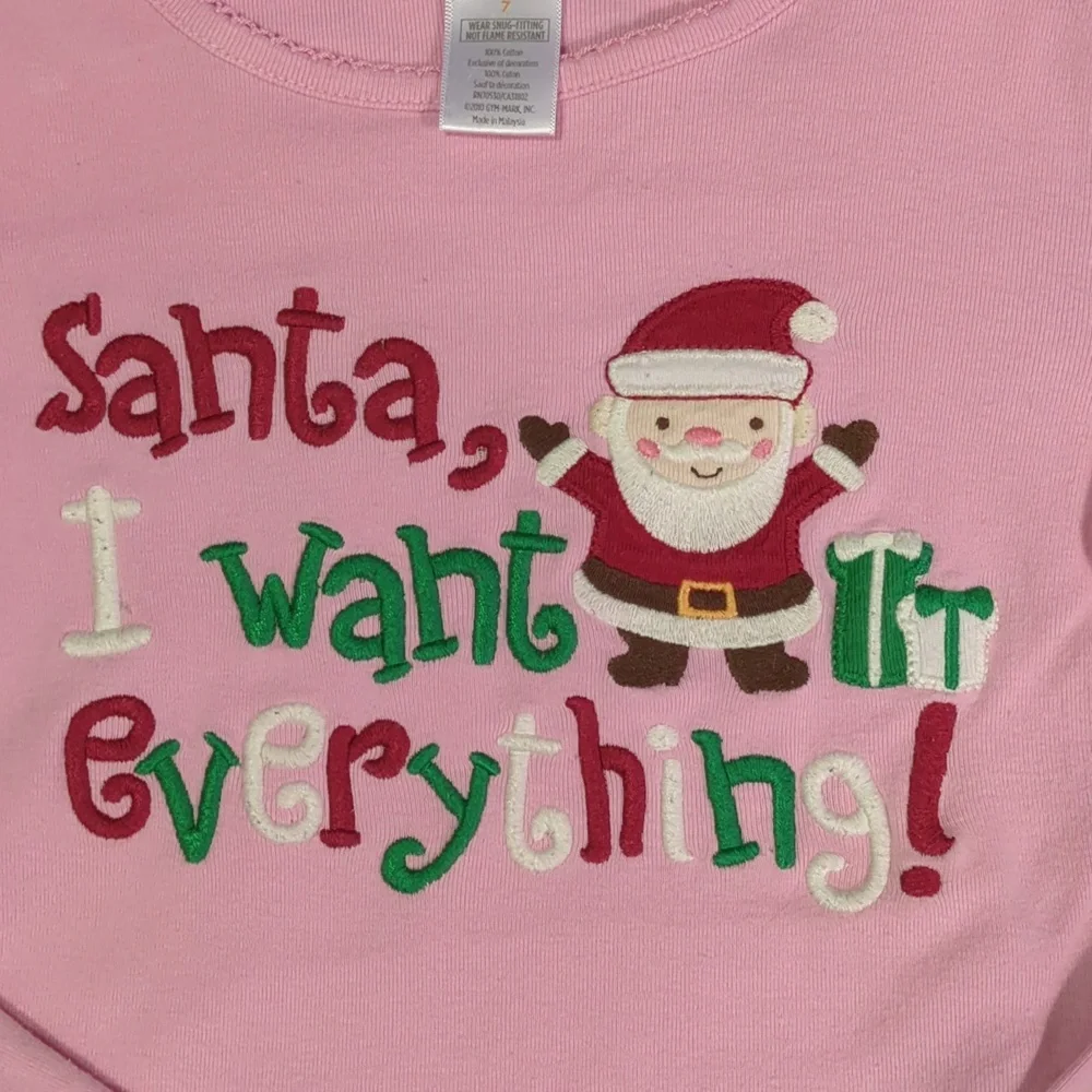 Gymboree | Santa Pajama Top | 7